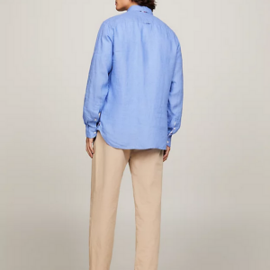 Screenshot 2024-03-21 at 13-20-28 Pigment Dyed Linen Regular Fit Shirt Blue Tommy Hilfiger